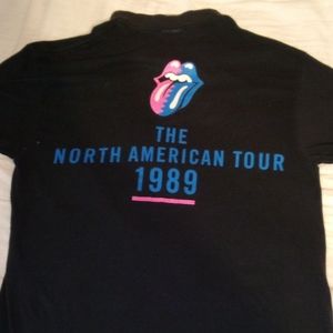 Vintage 1989 ROLLING STONES NORTH AMERICAN TOUR TSHIRT M